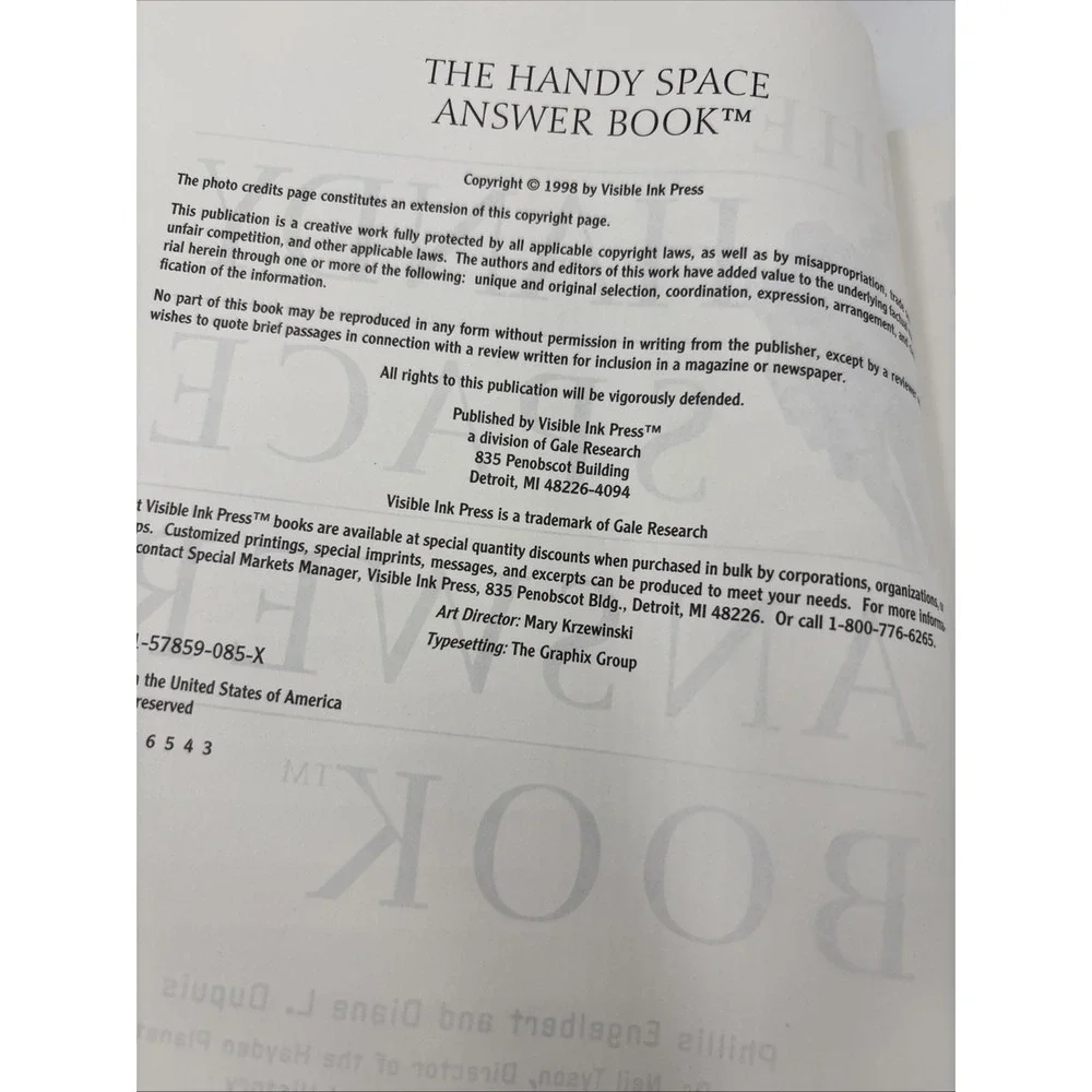The Handy Space Answer Book
